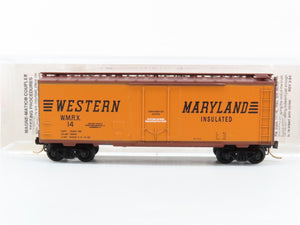 N Scale Micro-Trains MTL 21240 WMRX Western Maryland 40' Plug Door Boxcar 14 RTR