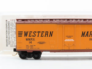 N Scale Micro-Trains MTL 21240 WMRX Western Maryland 40' Plug Door Boxcar 14 RTR