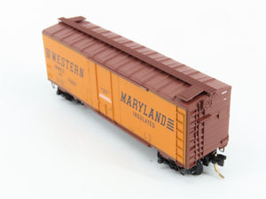 N Scale Micro-Trains MTL 21240 WMRX Western Maryland 40' Plug Door Boxcar 14 RTR