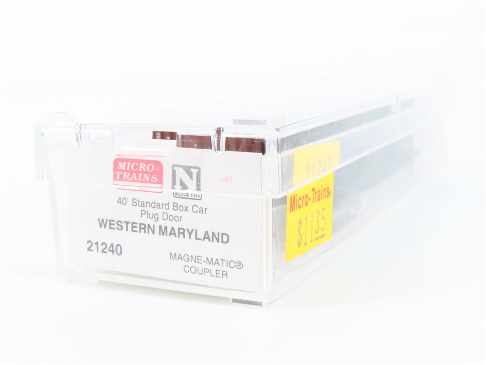 N Scale Micro-Trains MTL 21240 WMRX Western Maryland 40' Plug Door Boxcar 14 RTR