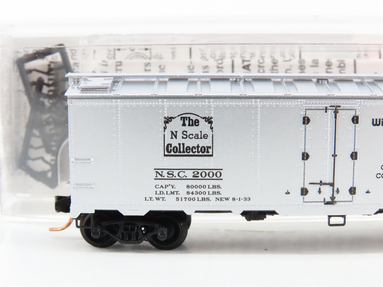 N Scale Micro-Trains MTL NSC The N Scale Collector 40' Standard Box Car 2000 RTR