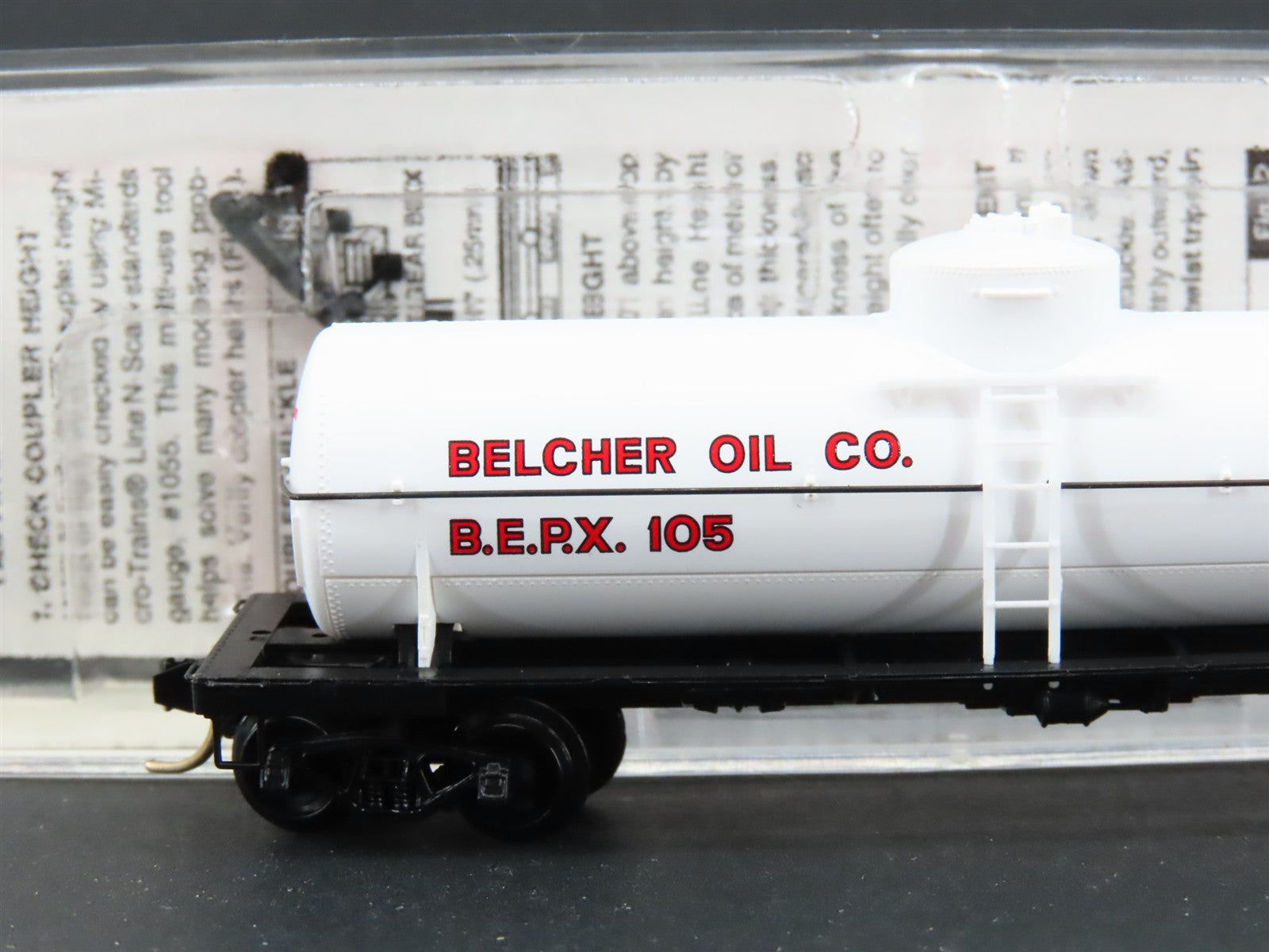 N Scale Micro-Trains MTL 65420 BEPX Belcher Oil Co. 39' Single Dome Tank Car RTR