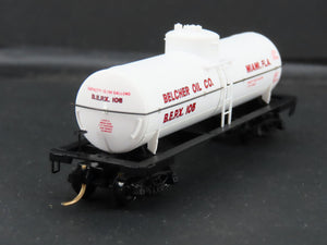 N Scale Micro-Trains MTL 65420 BEPX Belcher Oil Co. 39' Single Dome Tank Car RTR