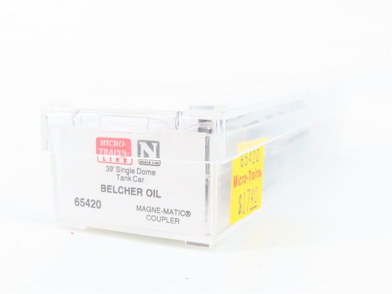 N Scale Micro-Trains MTL 65420 BEPX Belcher Oil Co. 39' Single Dome Tank Car RTR