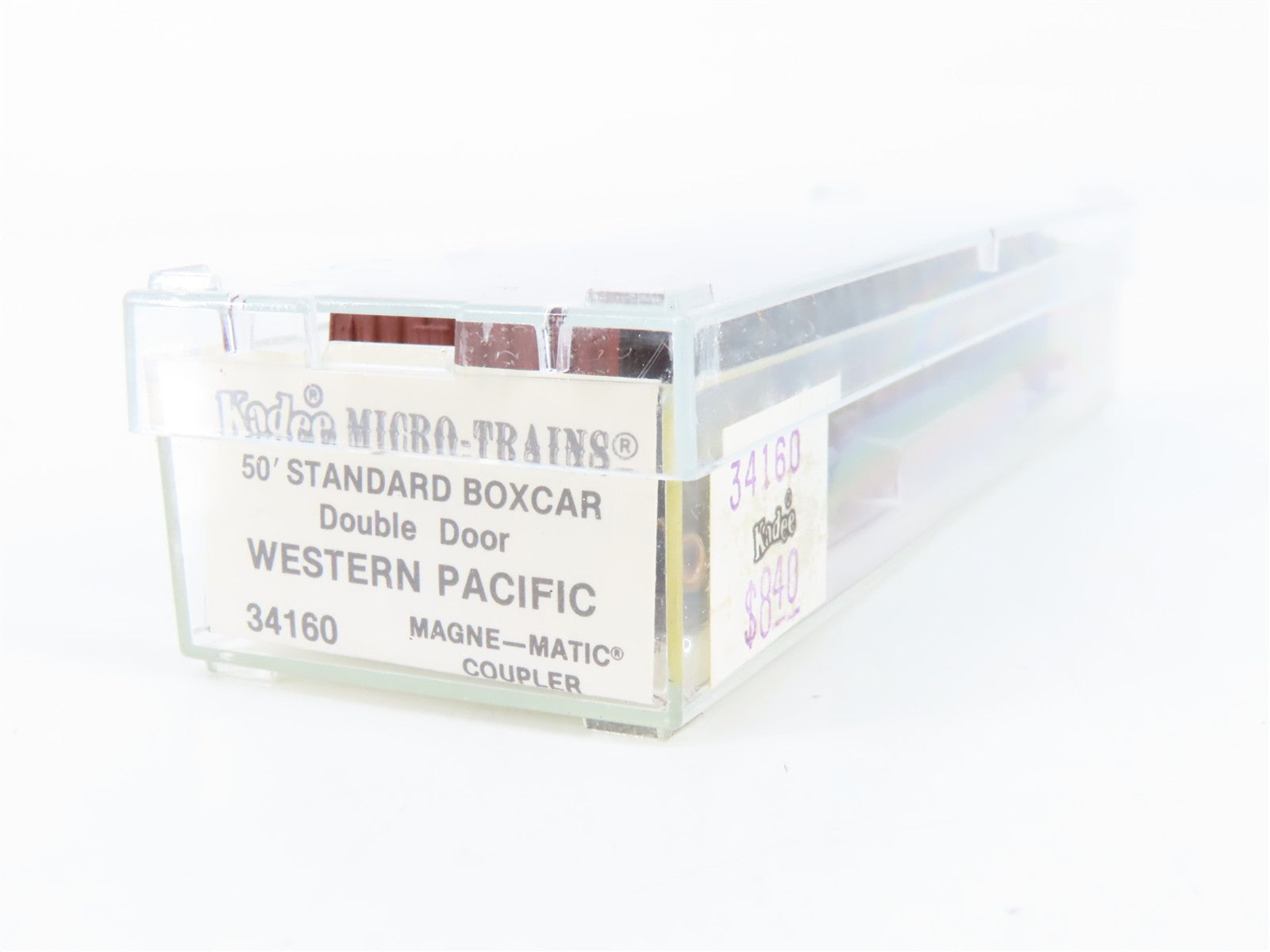 N Scale Micro-Trains MTL 34160 WP Western Pacific 50' Box Car 3838 RTR