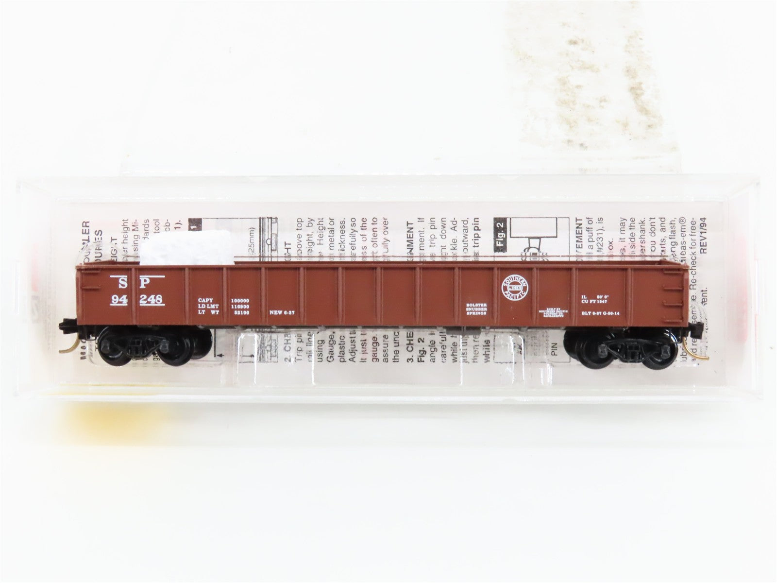 N Scale Micro-Trains MTL 48030 SP Southern Pacific 50' Gondola 94248 RTR