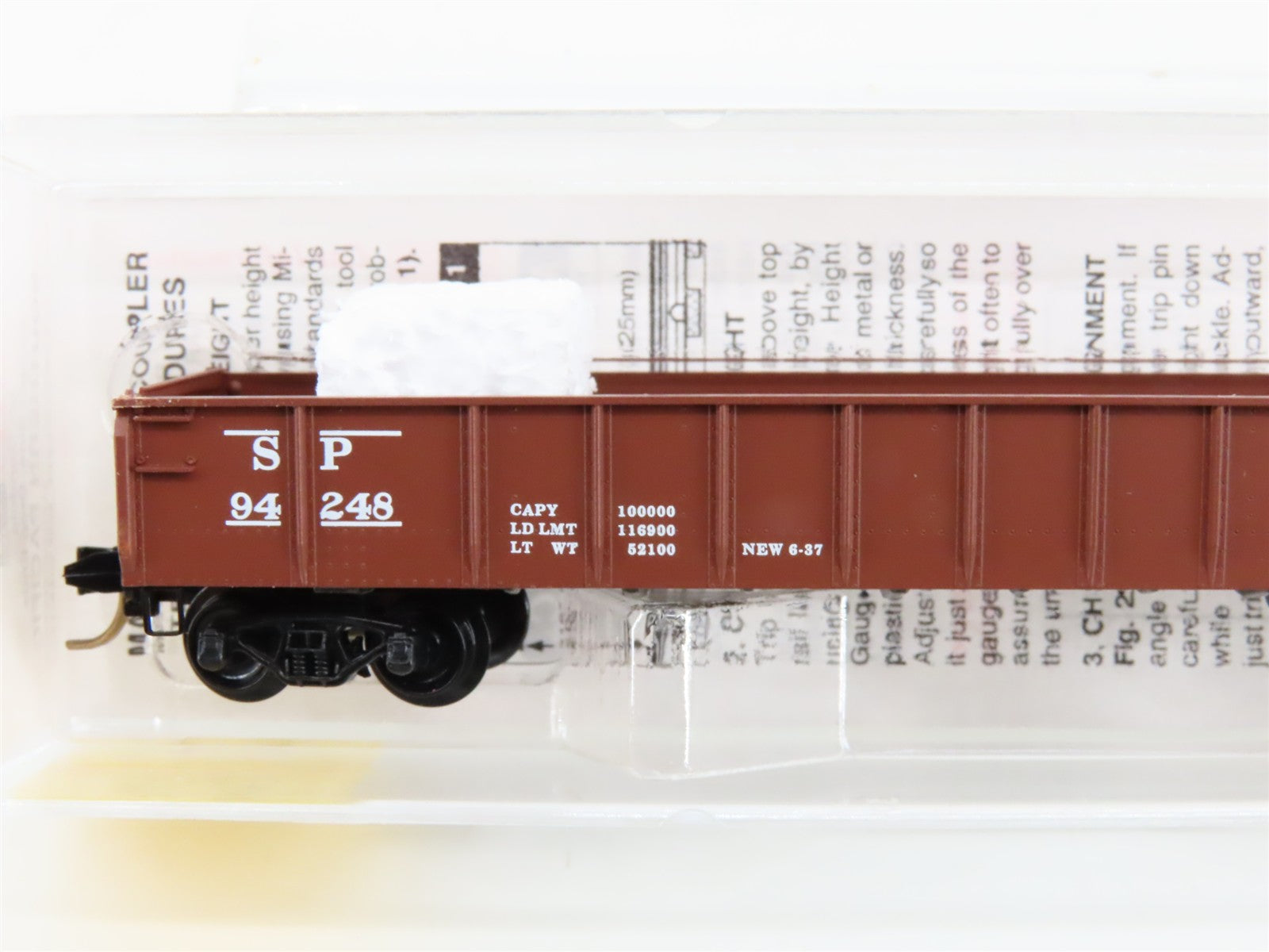 N Scale Micro-Trains MTL 48030 SP Southern Pacific 50' Gondola 94248 RTR