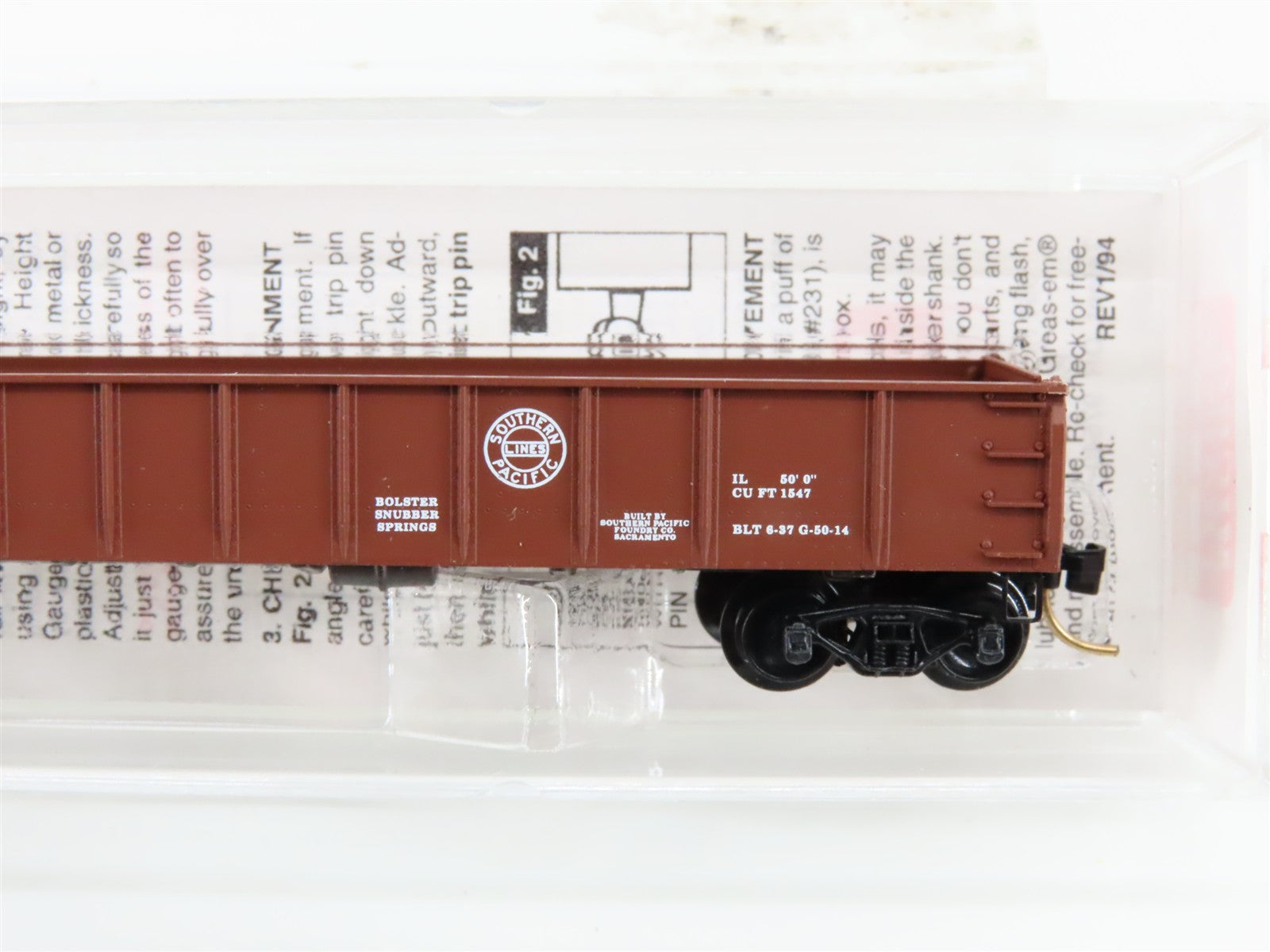 N Scale Micro-Trains MTL 48030 SP Southern Pacific 50' Gondola 94248 RTR