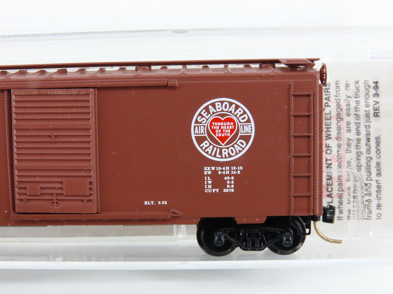 N Scale Micro-Trains MTL 20650 SAL Seaboard Silver Star 40' Box Car 25439 RTR