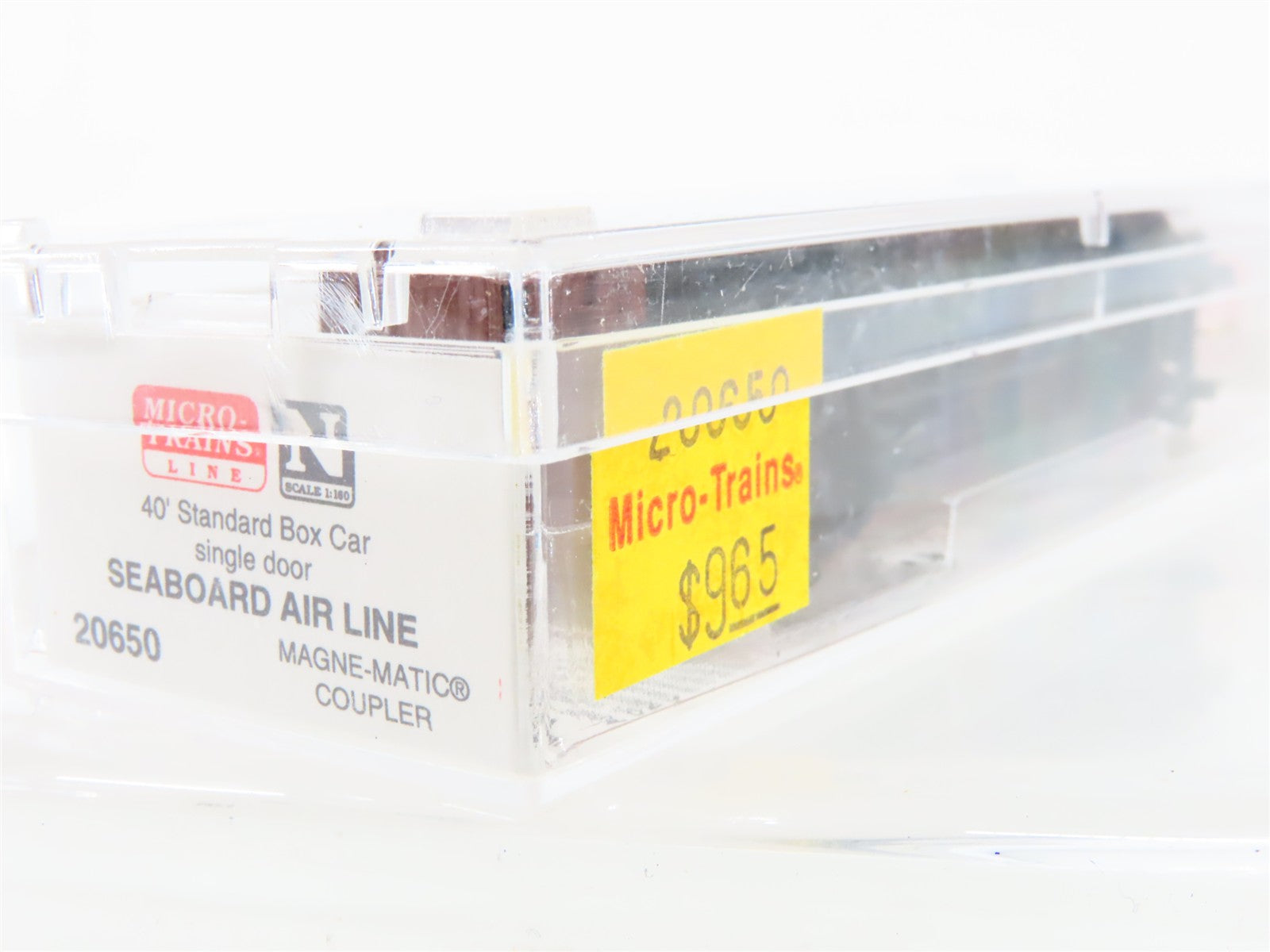 N Scale Micro-Trains MTL 20650 SAL Seaboard Silver Star 40' Box Car 25439 RTR