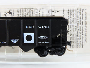 N Scale Micro-Trains MTL 56240 Berwind-White Coal Mining Co. 33' Hopper RTR