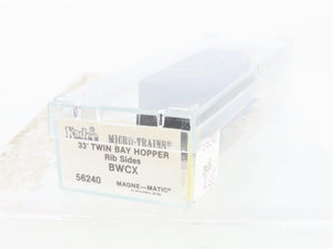 N Scale Micro-Trains MTL 56240 Berwind-White Coal Mining Co. 33' Hopper RTR
