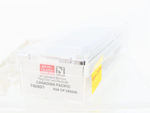 N Scale Micro-Trains MTL 74040/1 CP Canadian Pacific 40' Box Car 285608 RTR