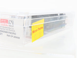 N Scale Micro-Trains MTL 74040/1 CP Canadian Pacific 40' Box Car 285608 RTR