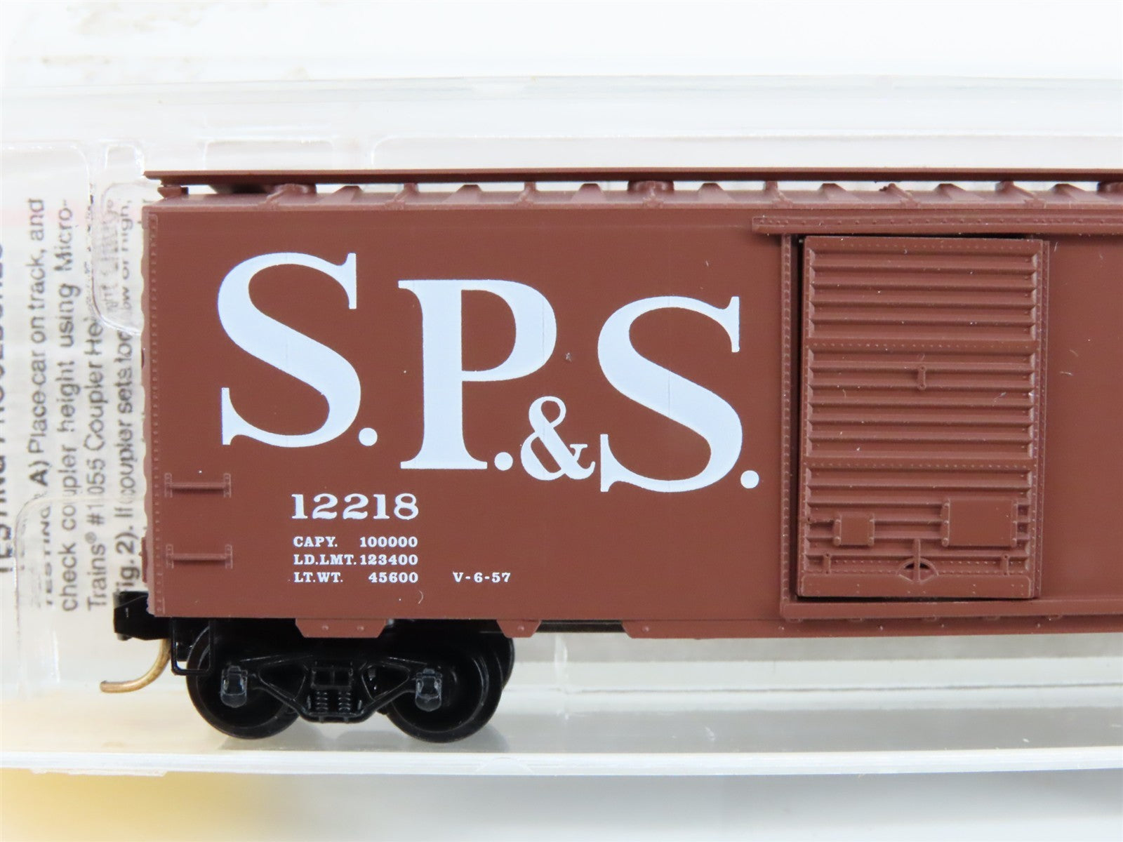 N Scale Micro-Trains MTL 20850 SP&S Spokane, Portland & Seattle 40' Boxcar 12218