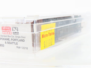 N Scale Micro-Trains MTL 20850 SP&S Spokane, Portland & Seattle 40' Boxcar 12218