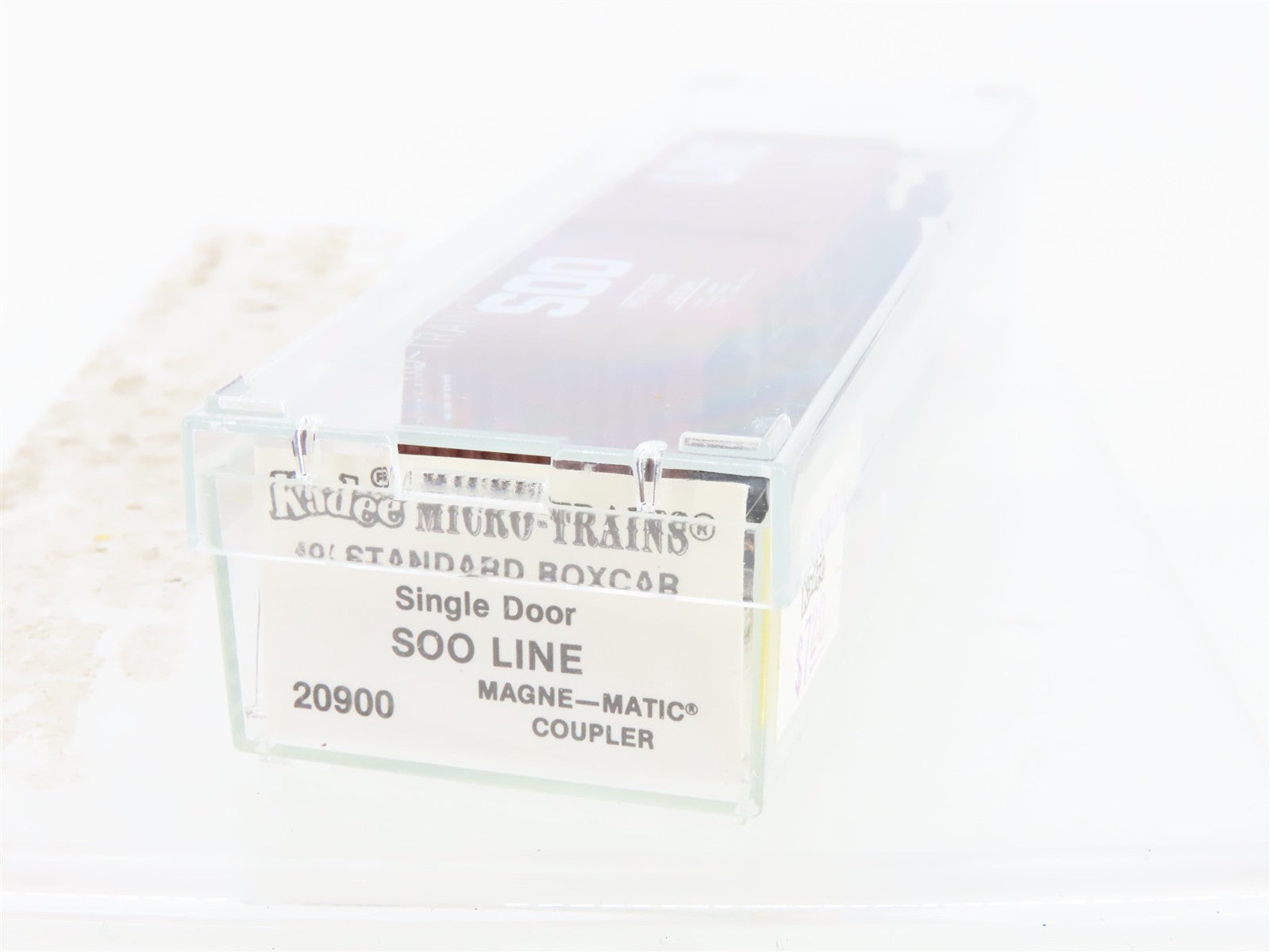N Scale Kadee Micro-Trains MTL 20900 Soo Line 40' Single Door Box Car 45398 RTR
