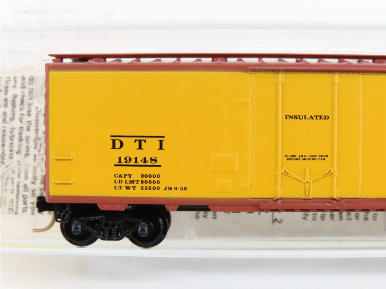 N Kadee Micro-Trains MTL 21130 DTI Detroit, Toledo & Ironton 40' Box Car 19148