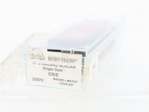 N Scale Kadee Micro-Trains MTL 20870 Erie 40' Single Door Box Car 78960 RTR