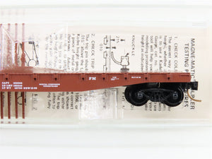 N Scale Micro-Trains MTL 45160 WM Western & Maryland 50' Flat Car 2551 RTR