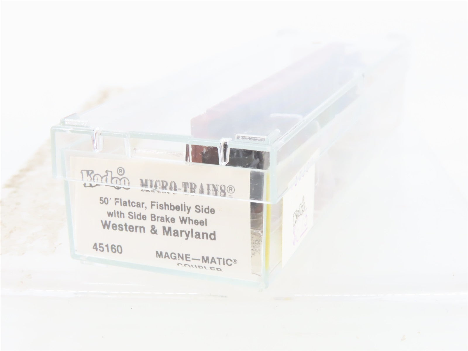 N Scale Micro-Trains MTL 45160 WM Western & Maryland 50' Flat Car 2551 RTR