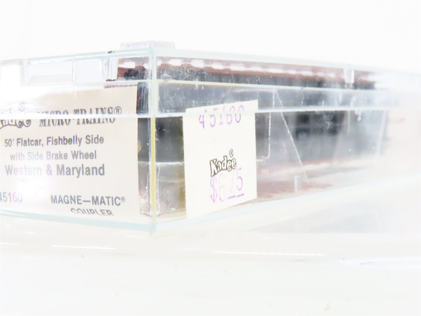 N Scale Micro-Trains MTL 45160 WM Western & Maryland 50' Flat Car 2551 RTR