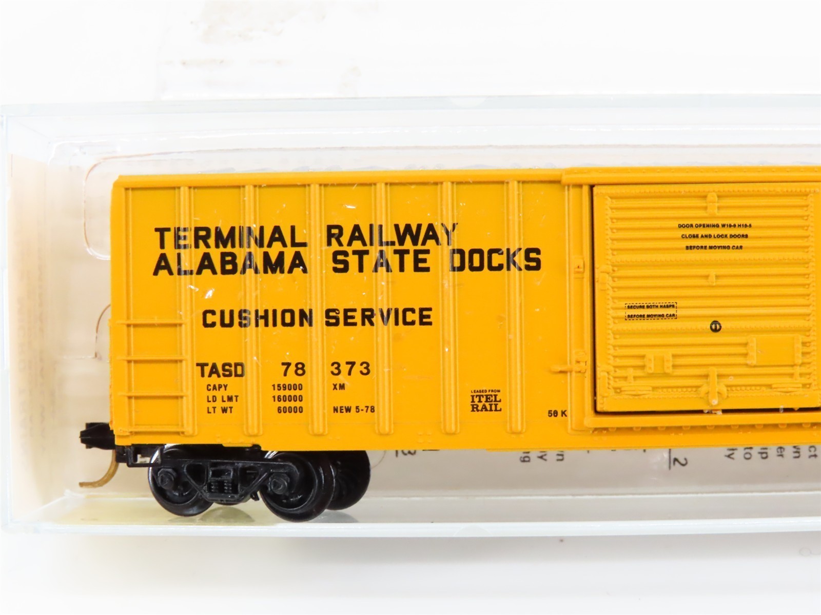 N Scale Kadee Micro-Trains MTL 25160 TASD Alabama State Docks 50' Box Car 78373