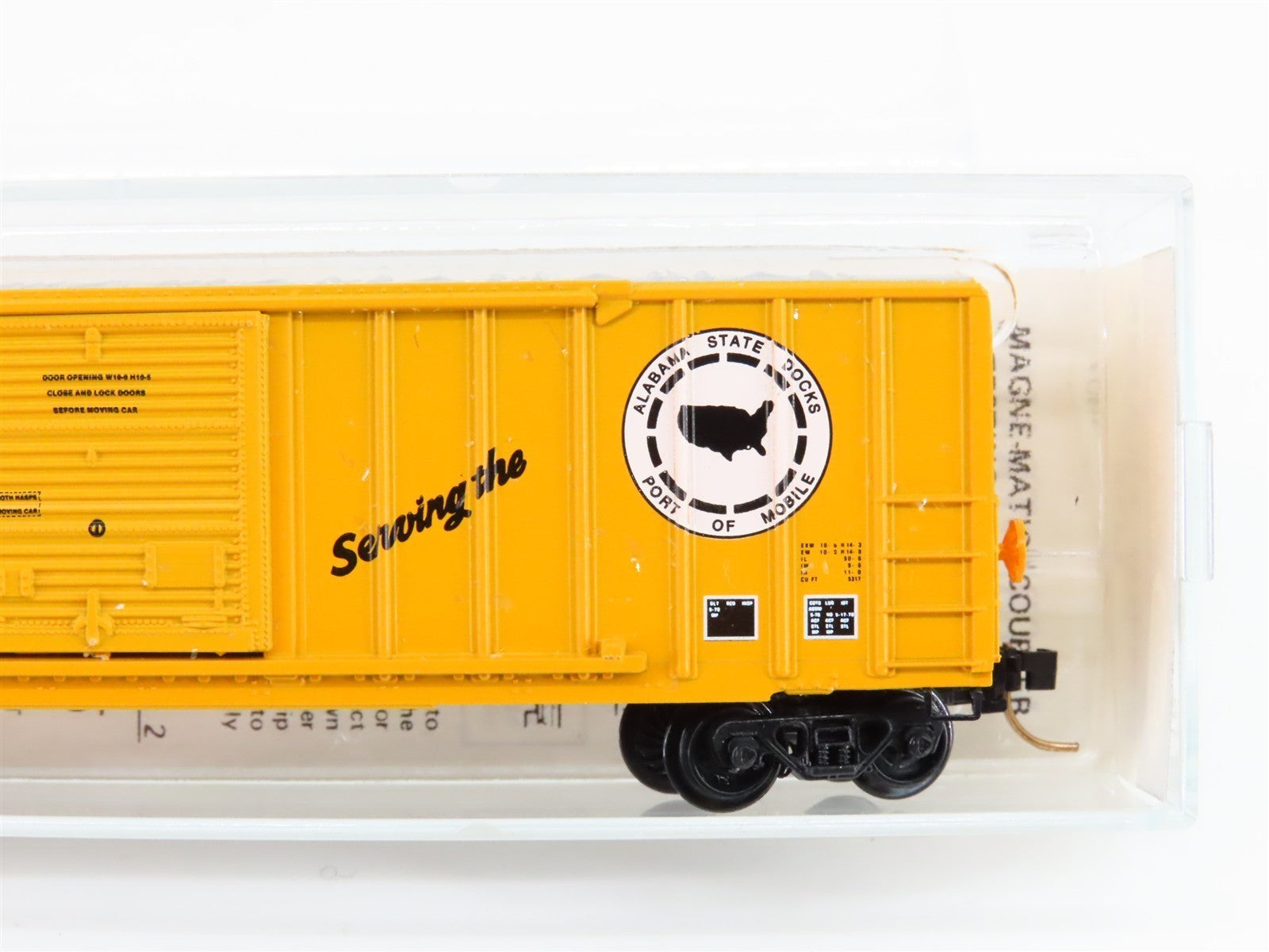N Scale Kadee Micro-Trains MTL 25160 TASD Alabama State Docks 50' Box Car 78373