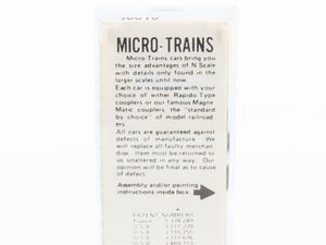 N Scale Micro-Trains MTL 50010 UP Union Pacific 34' Caboose 3270 RTR