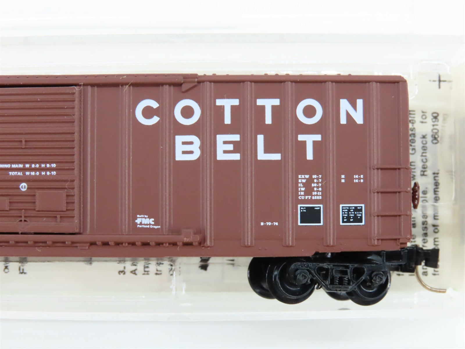 N Scale Micro-Trains MTL 30060 SSW Cotton Belt 50' Box Car 67315 RTR
