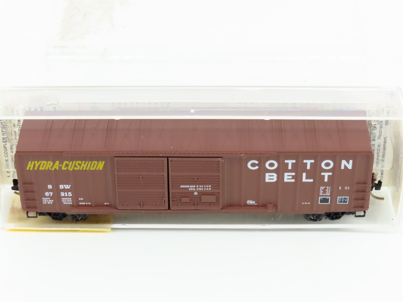 N Scale Micro-Trains MTL 30060 SSW Cotton Belt 50' Box Car 67315 RTR