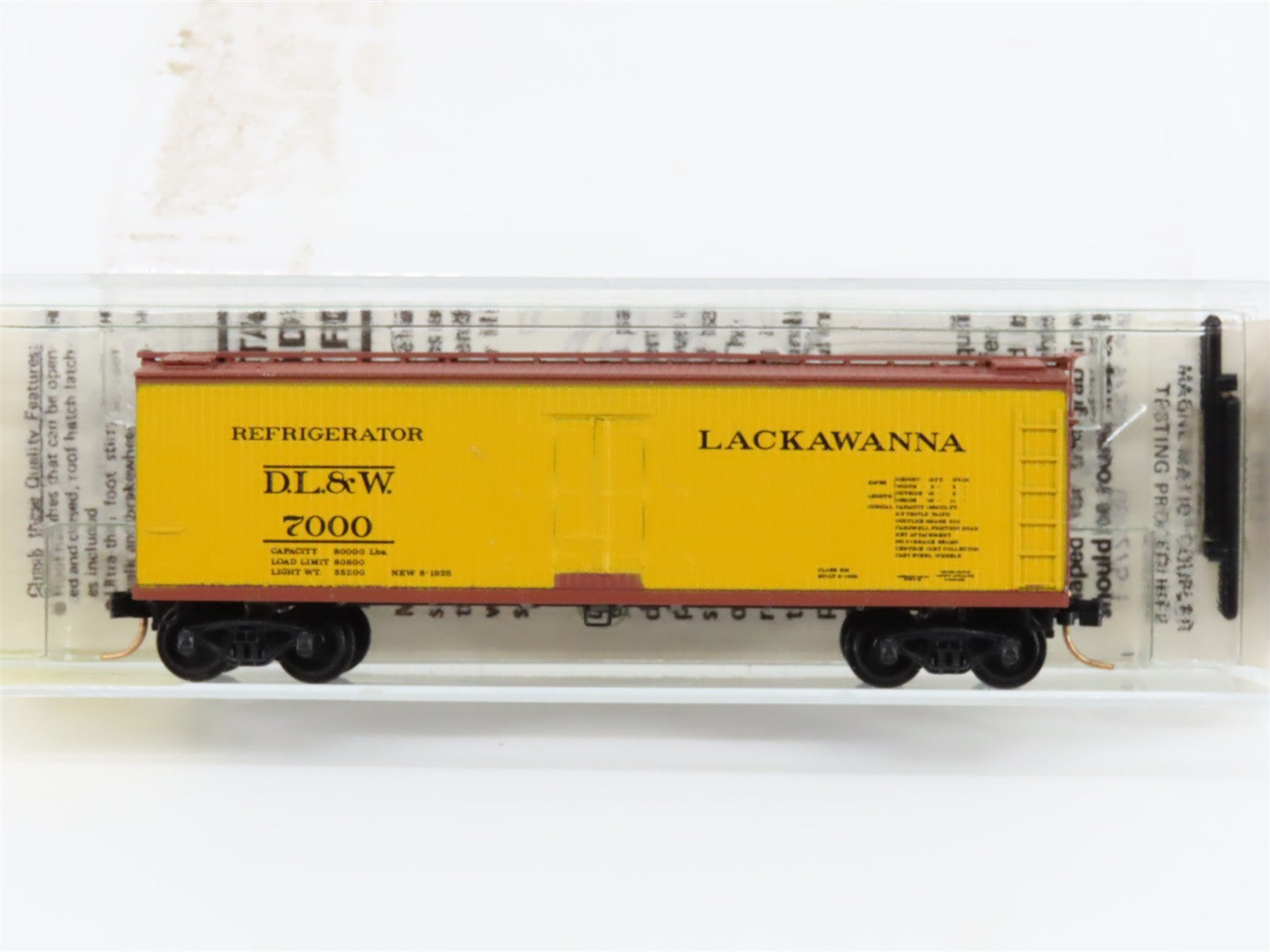 N Scale Micro-Trains MTL 49150 DL&W Lackawanna 40' Reefer 7000 RTR