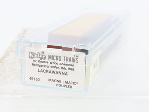 N Scale Micro-Trains MTL 49150 DL&W Lackawanna 40' Reefer 7000 RTR