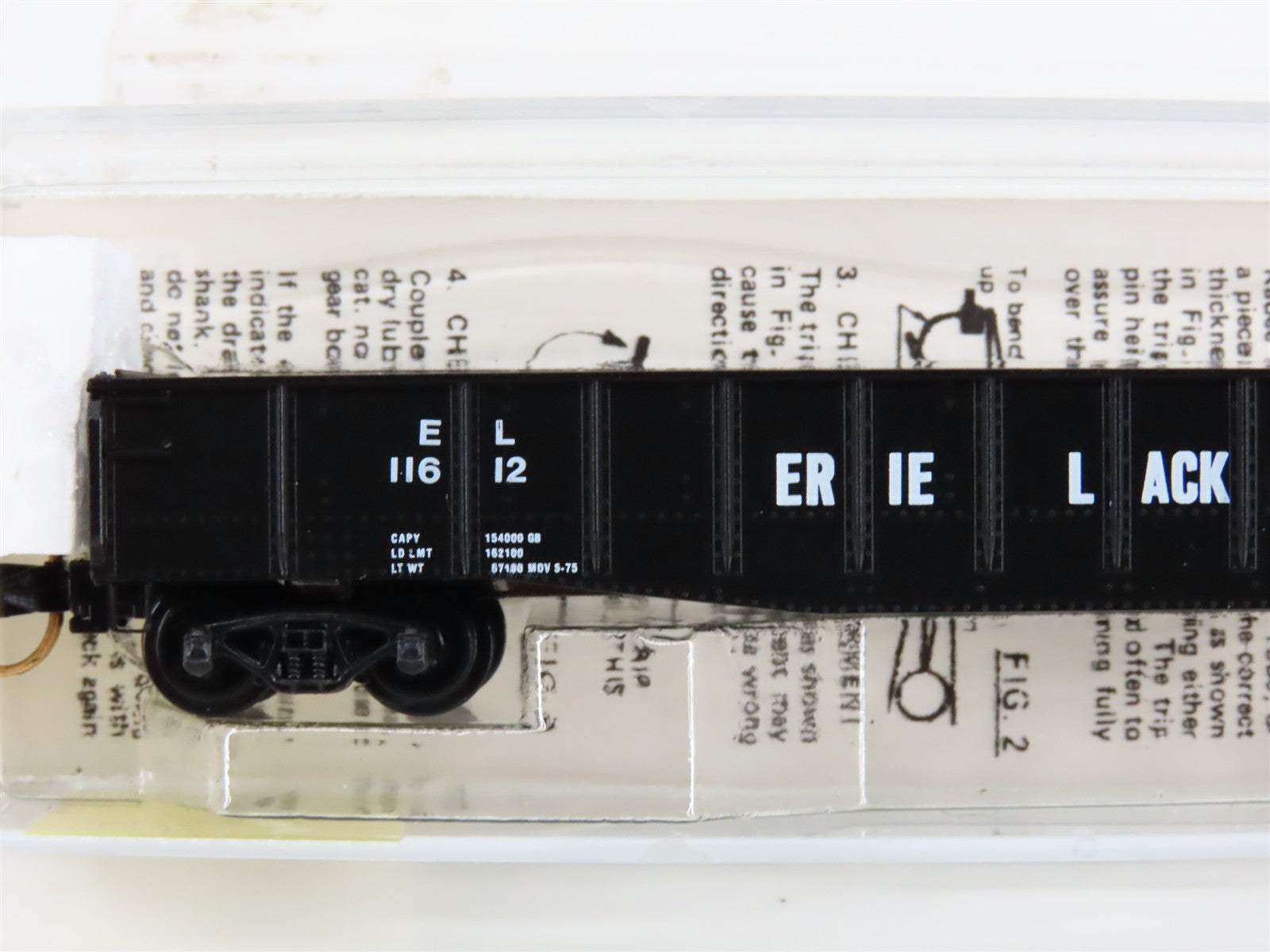 N Scale Micro-Trains MTL 46220 EL Erie Lackawanna 50' Gondola 11612 RTR