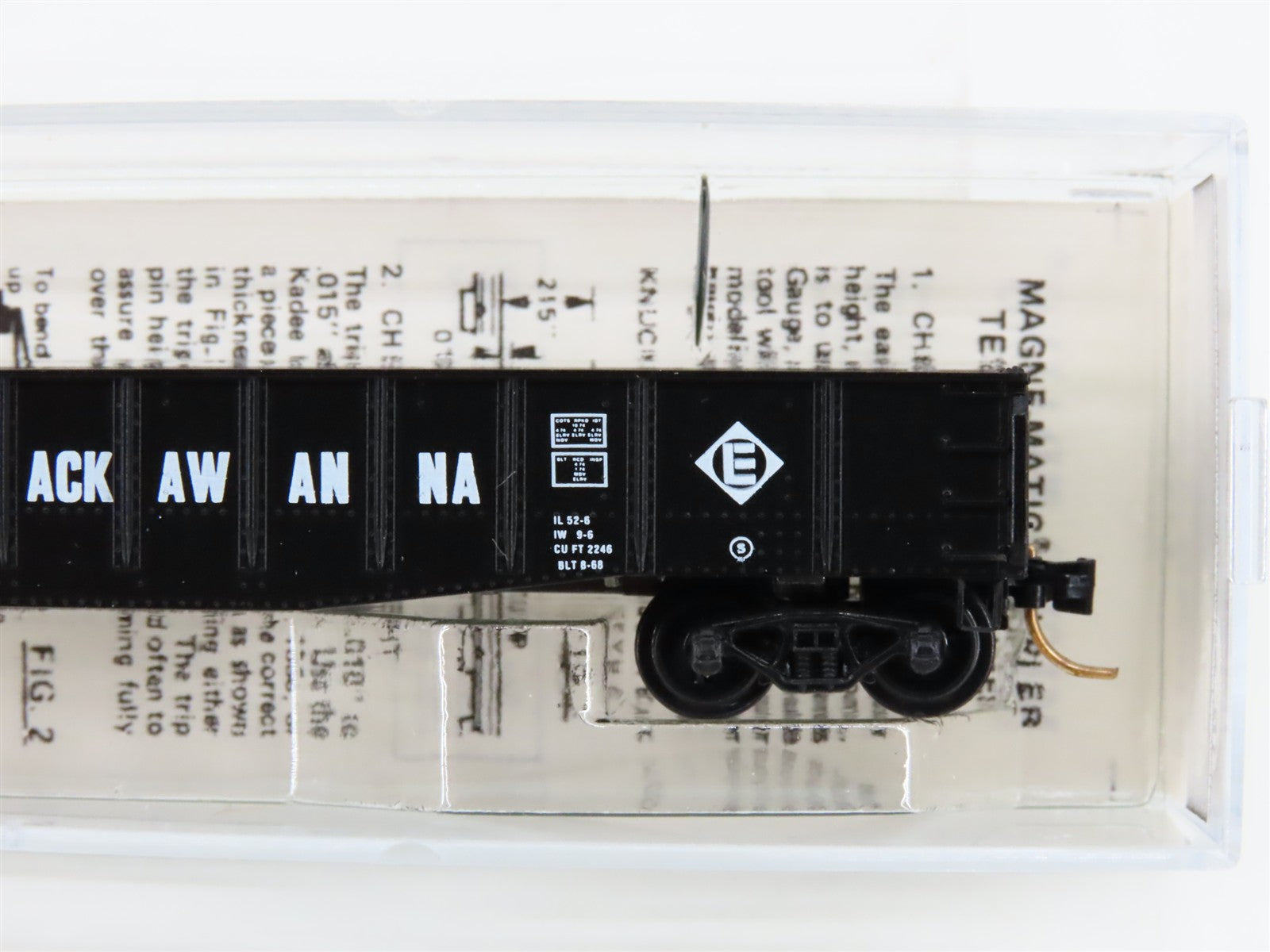 N Scale Micro-Trains MTL 46220 EL Erie Lackawanna 50' Gondola 11612 RTR