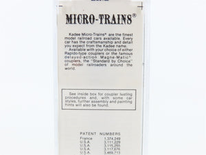 N Scale Micro-Trains MTL 46220 EL Erie Lackawanna 50' Gondola 11612 RTR