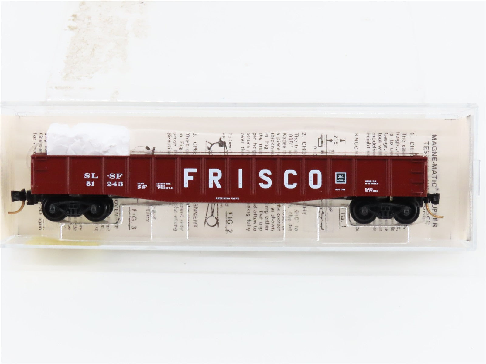 N Scale Micro-Trains MTL 46230 SL-SF Frisco 50' Gondola 51243 RTR