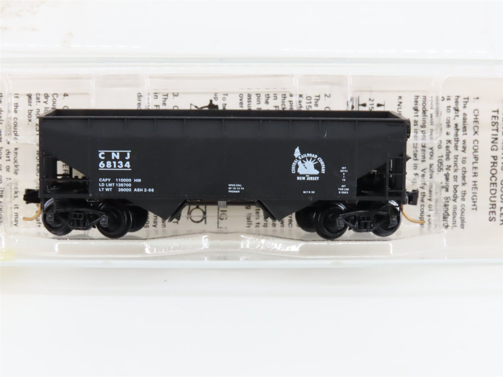 N Scale Micro-Trains MTL 55210 Central Railroad Company of New Jersey Hopper RTR