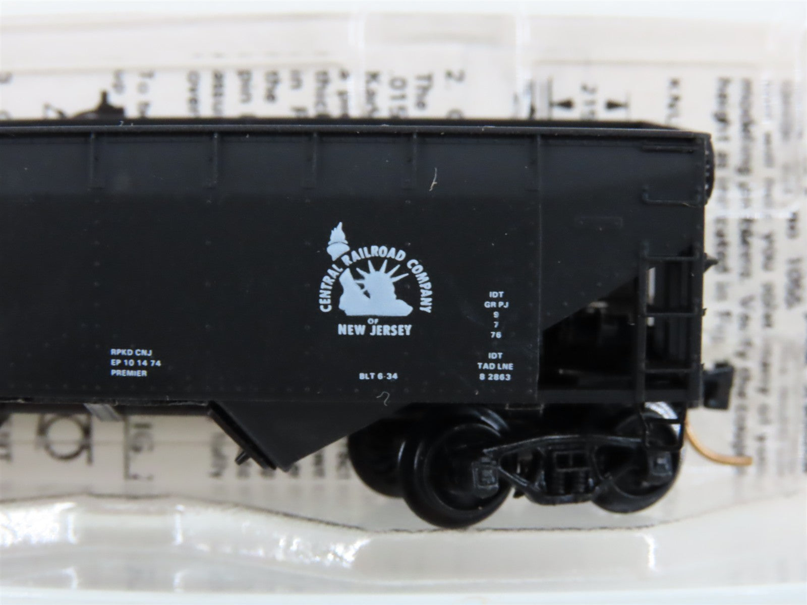 N Scale Micro-Trains MTL 55210 Central Railroad Company of New Jersey Hopper RTR