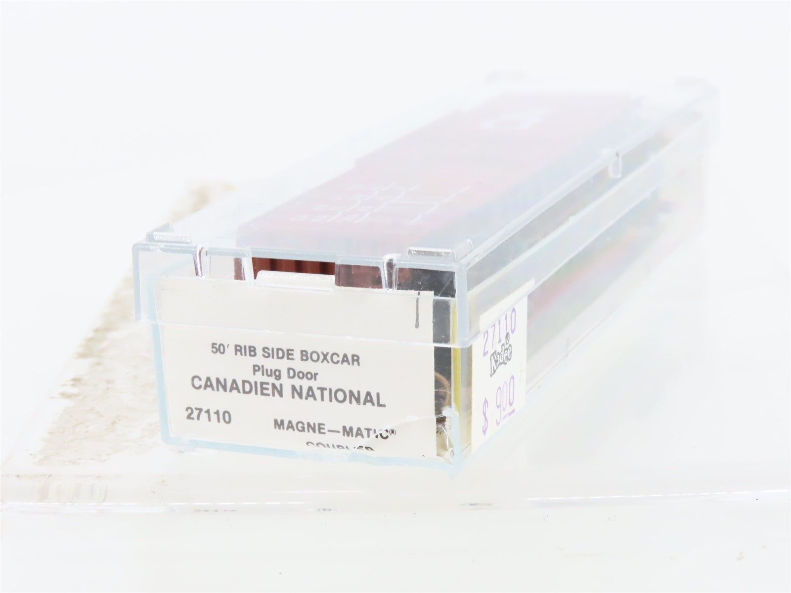 N Scale Micro-Trains MTL 27110 CNA Canadian National 50' Box Car 404917 RTR