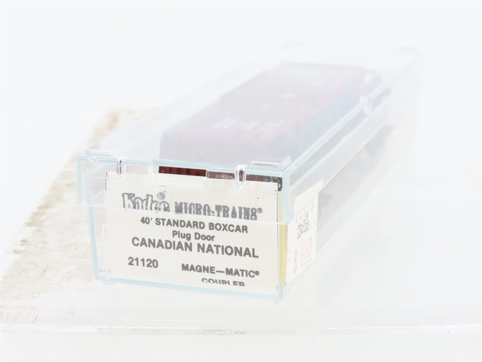 N Scale Kadee Micro-Trains MTL 21120 CN Canadian National 40' Box Car 290105 RTR