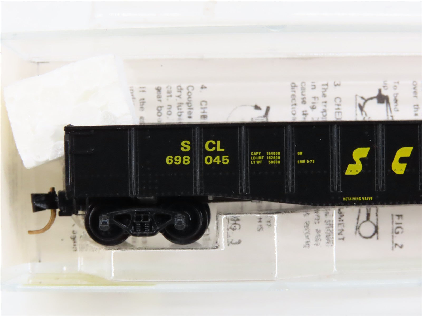N Scale Micro-Trains MTL 46210 SCL Seaboard Coast Line 50' Gondola 698045 RTR