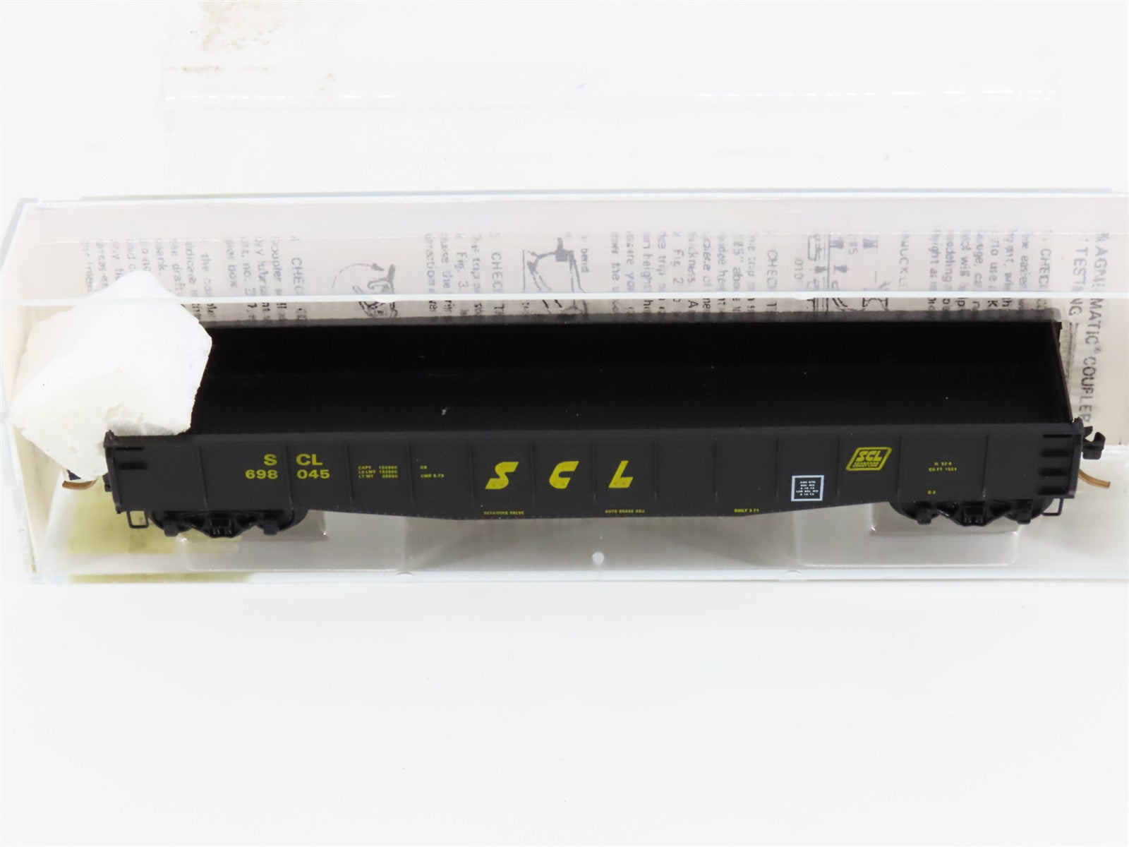 N Scale Micro-Trains MTL 46210 SCL Seaboard Coast Line 50' Gondola 698045 RTR