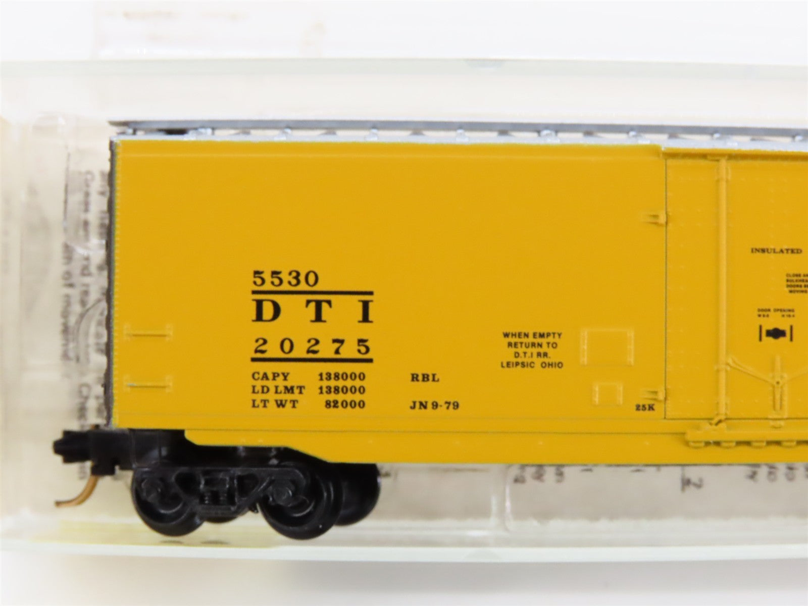 N Scale Micro-Trains MTL 32150 DTI D.T.I. 50' Plug Door Box Car 20275 RTR