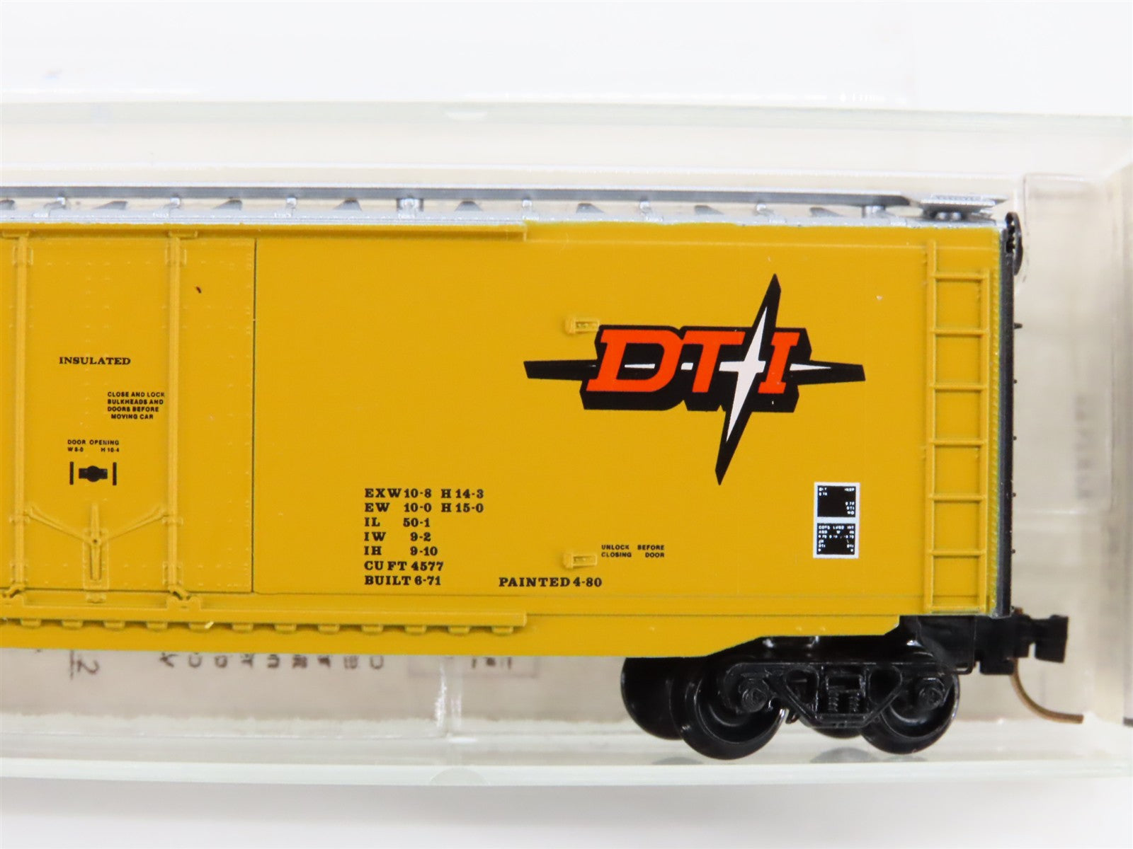 N Scale Micro-Trains MTL 32150 DTI D.T.I. 50' Plug Door Box Car 20275 RTR
