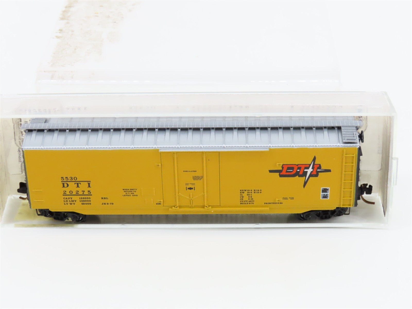 N Scale Micro-Trains MTL 32150 DTI D.T.I. 50' Plug Door Box Car 20275 RTR