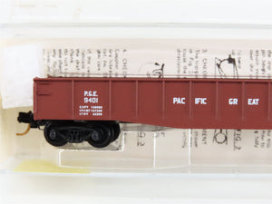 N Scale Micro-Trains MTL 46300 PGE Pacific Great Eastern 50' Gondola 9401 RTR