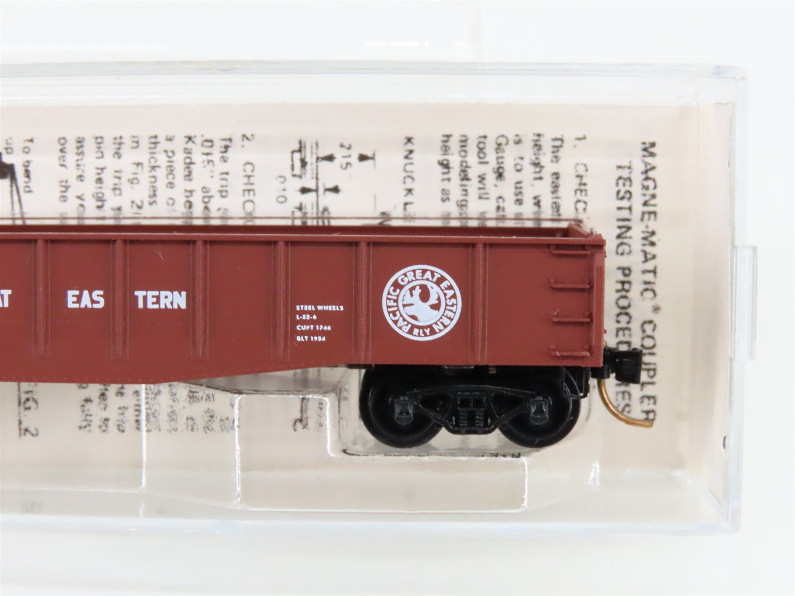 N Scale Micro-Trains MTL 46300 PGE Pacific Great Eastern 50' Gondola 9401 RTR