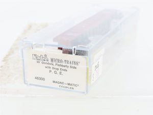 N Scale Micro-Trains MTL 46300 PGE Pacific Great Eastern 50' Gondola 9401 RTR