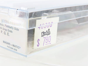 N Scale Micro-Trains MTL 46300 PGE Pacific Great Eastern 50' Gondola 9401 RTR